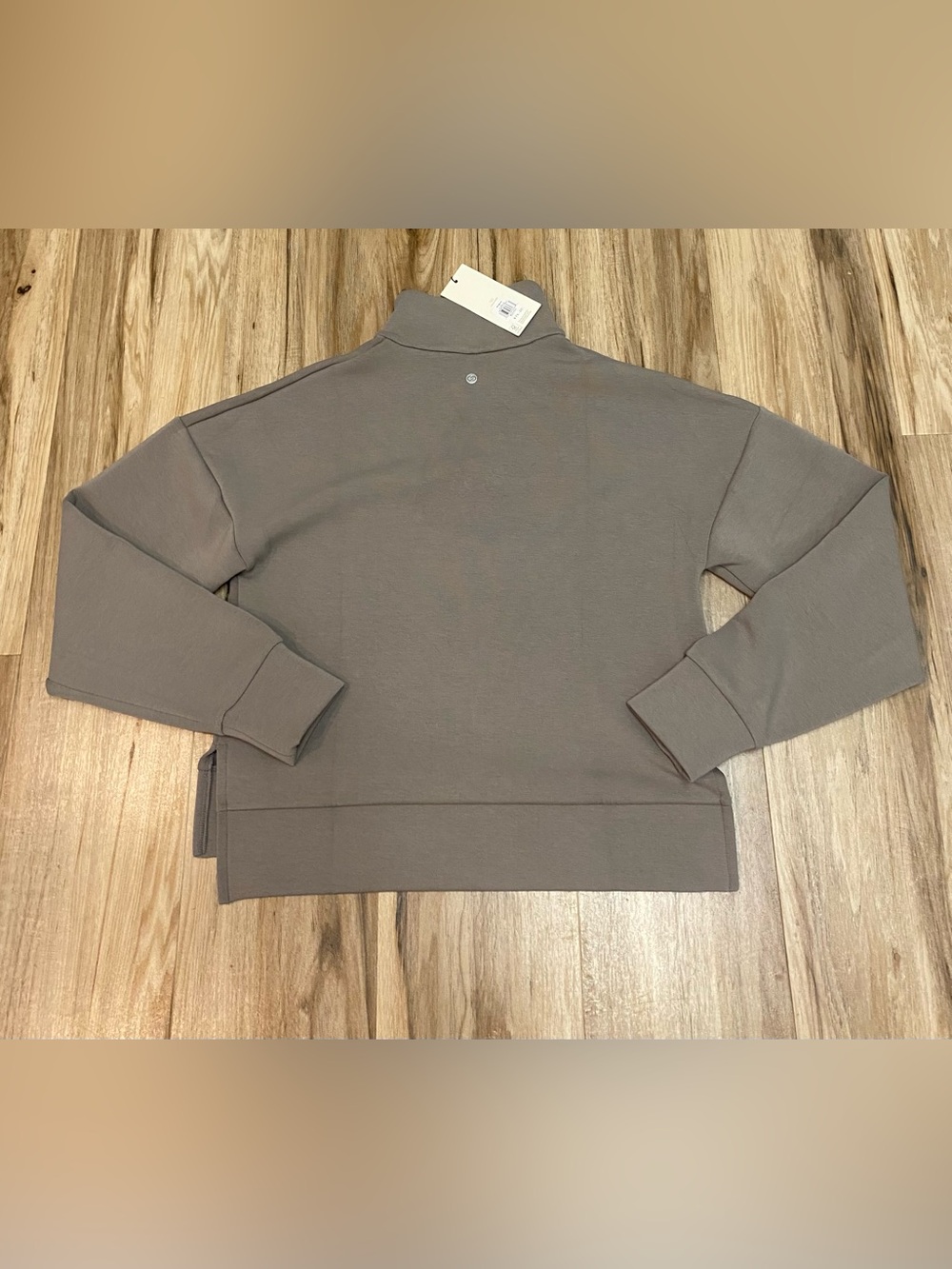 CALIA NWT GOLF SOFT SCUBA 1/4
ZIP SWEATSHIRT PULLOVER TAN MOCHA WOMENS SZ SMALL - Picture 9 of 10